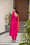 Mahi By Nsf Crepe With Print Top With Bottom Dupatta Exporters In India